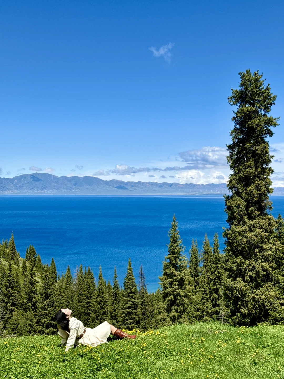 就现在！梦里的场景出现了！赛里木湖live