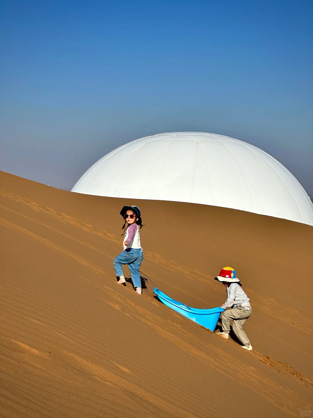 宁夏亲子游的家长:带娃去中卫4-6月yyds