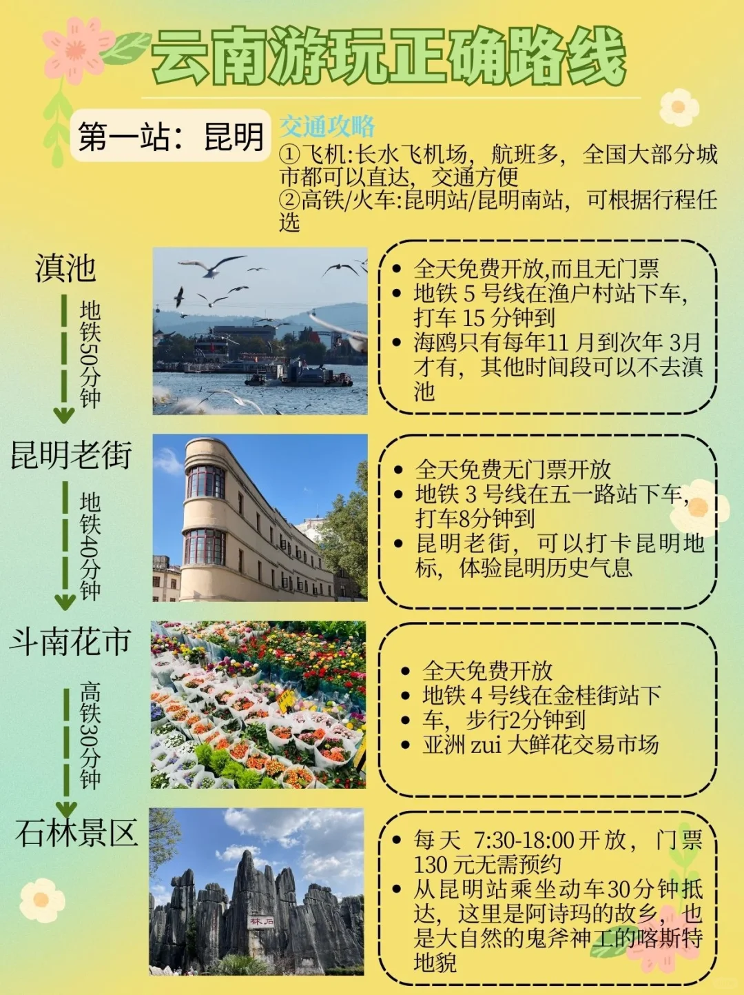 第一次来云南旅游的听劝✅云南旅游攻略♥