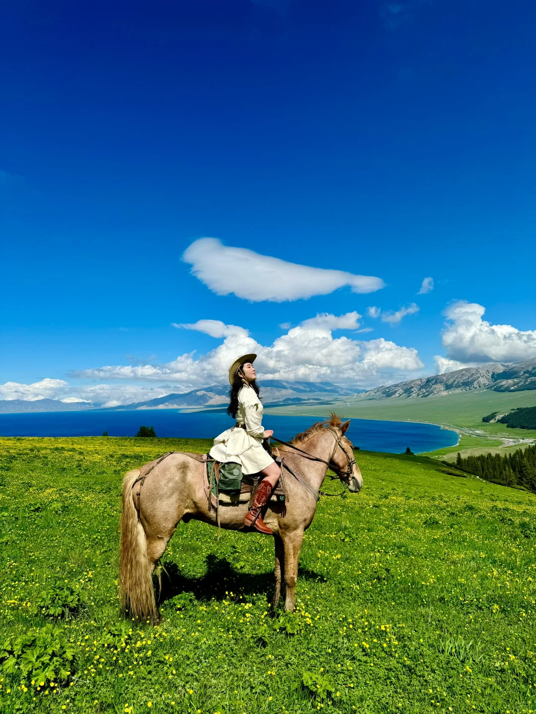 就现在！梦里的场景出现了！赛里木湖live