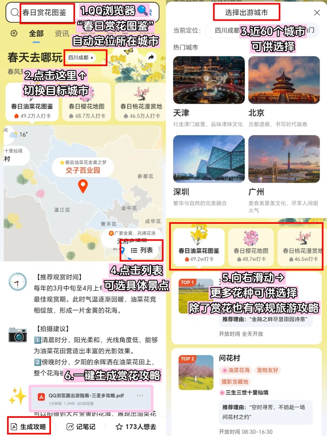 终于弄明白洛阳怎么玩不绕路‼️（附赏花攻略