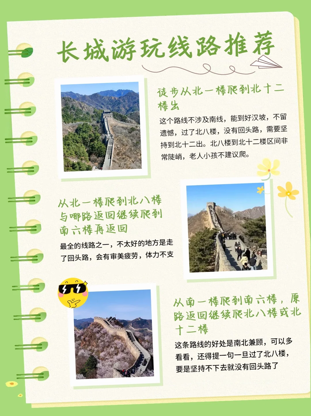 💐北京春游！八达岭长城遛娃踏青安排✅