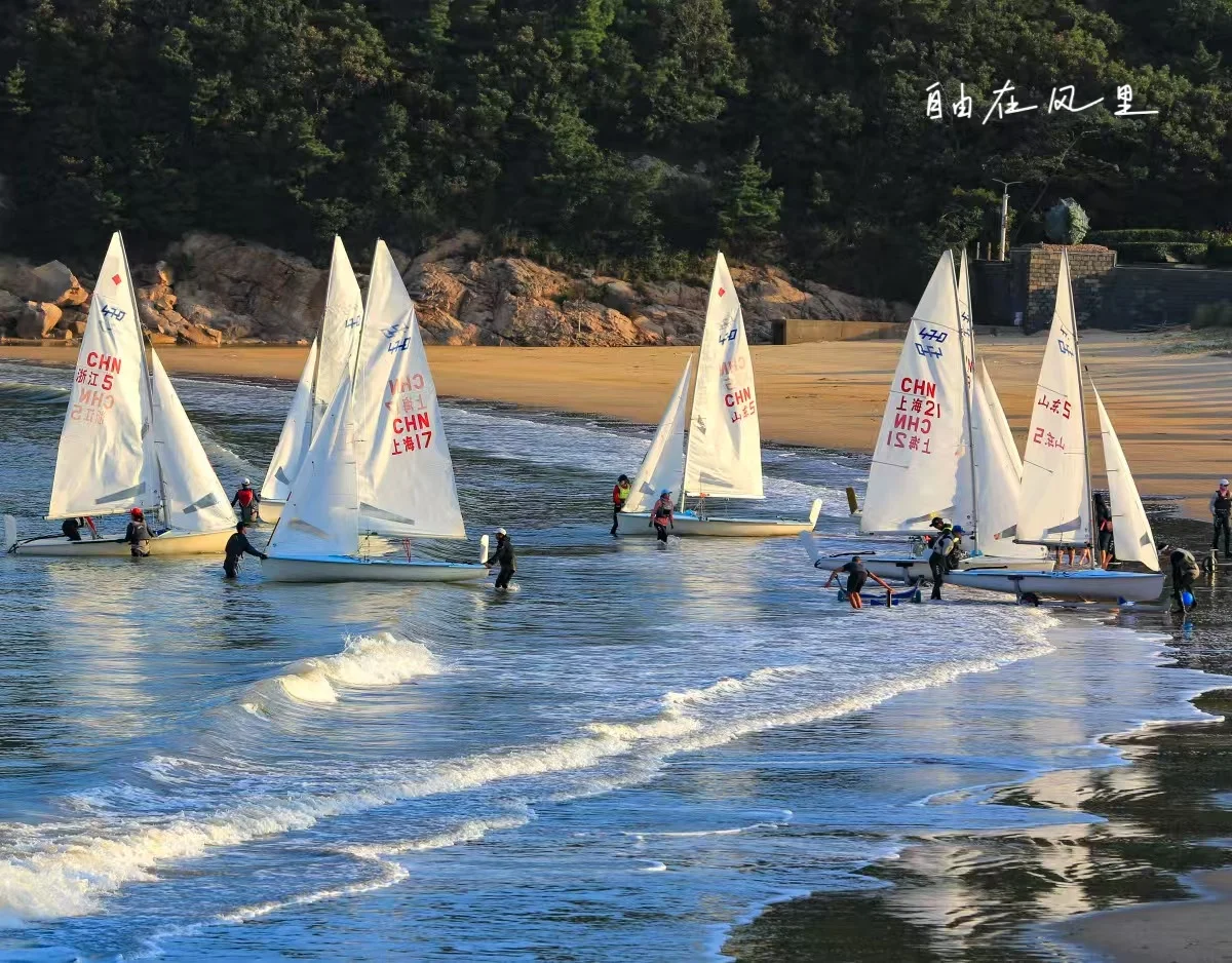 假期海边旅行，松兰山景区。