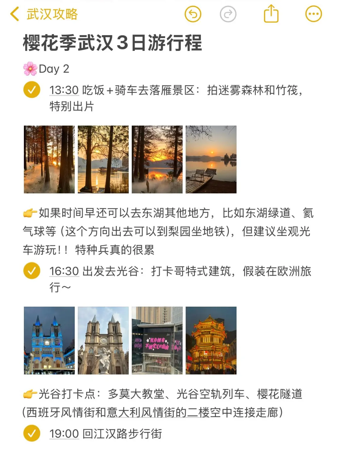 对自己做的武汉🌸攻略满意得睡不着…