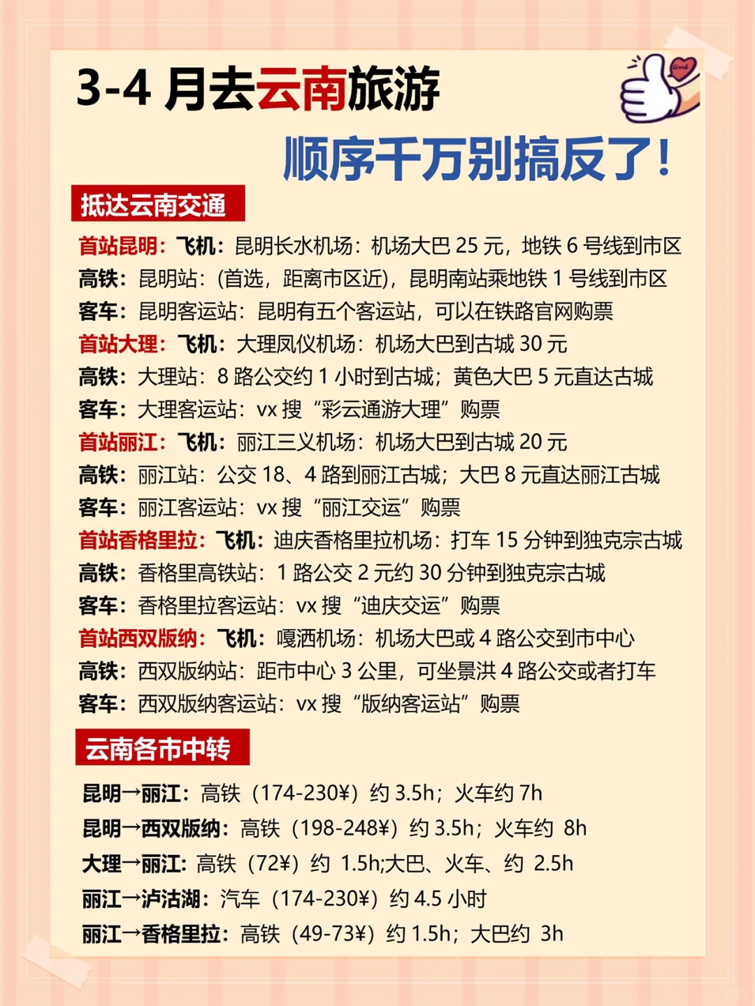 云南旅游攻略❗第一次来的姐妹请听劝😭