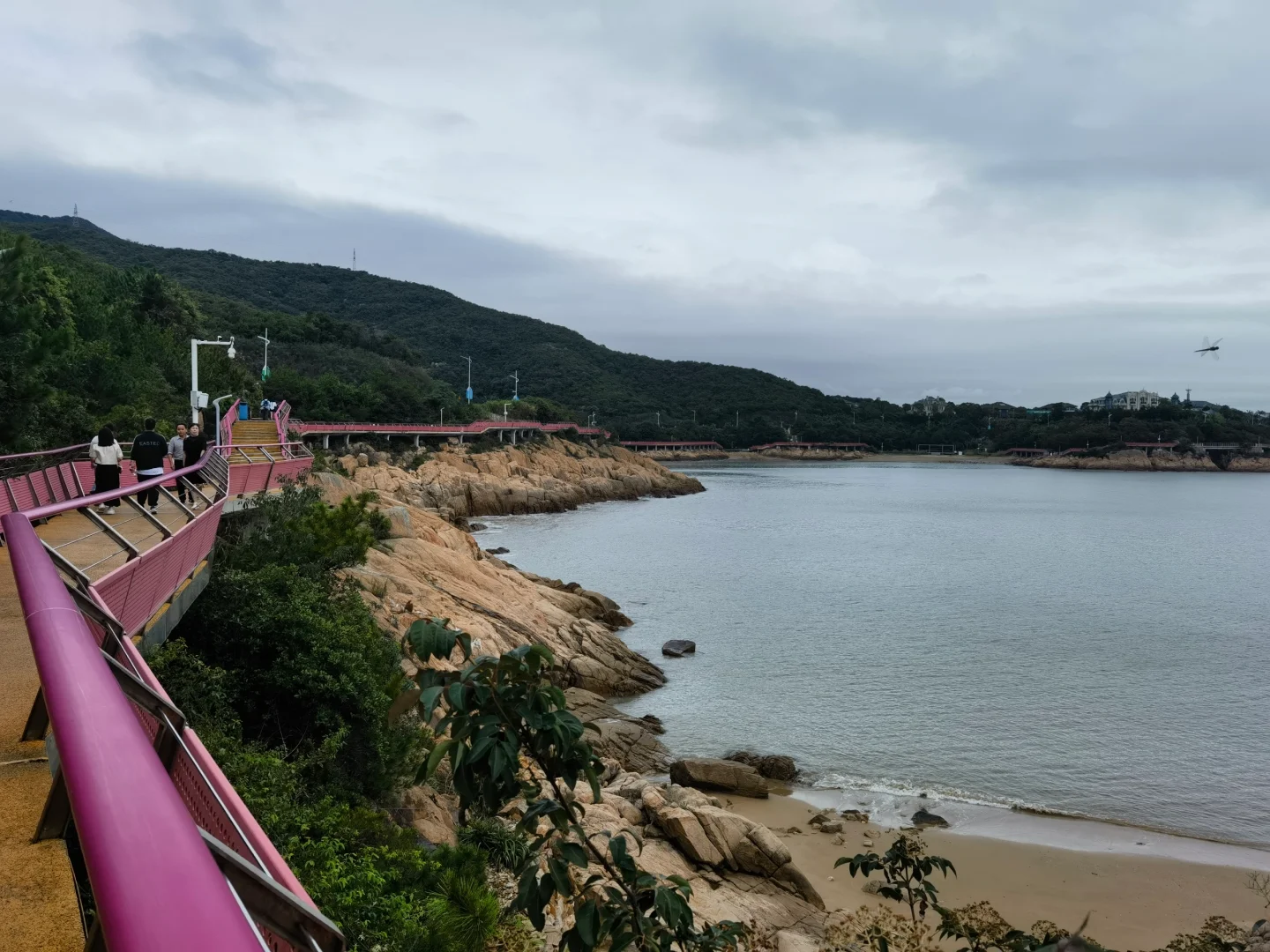 假期海边旅行，松兰山景区。