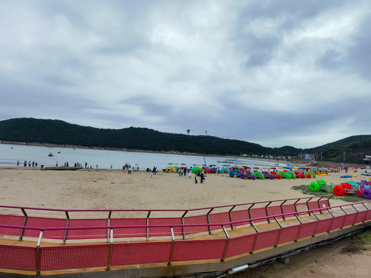 假期海边旅行，松兰山景区。