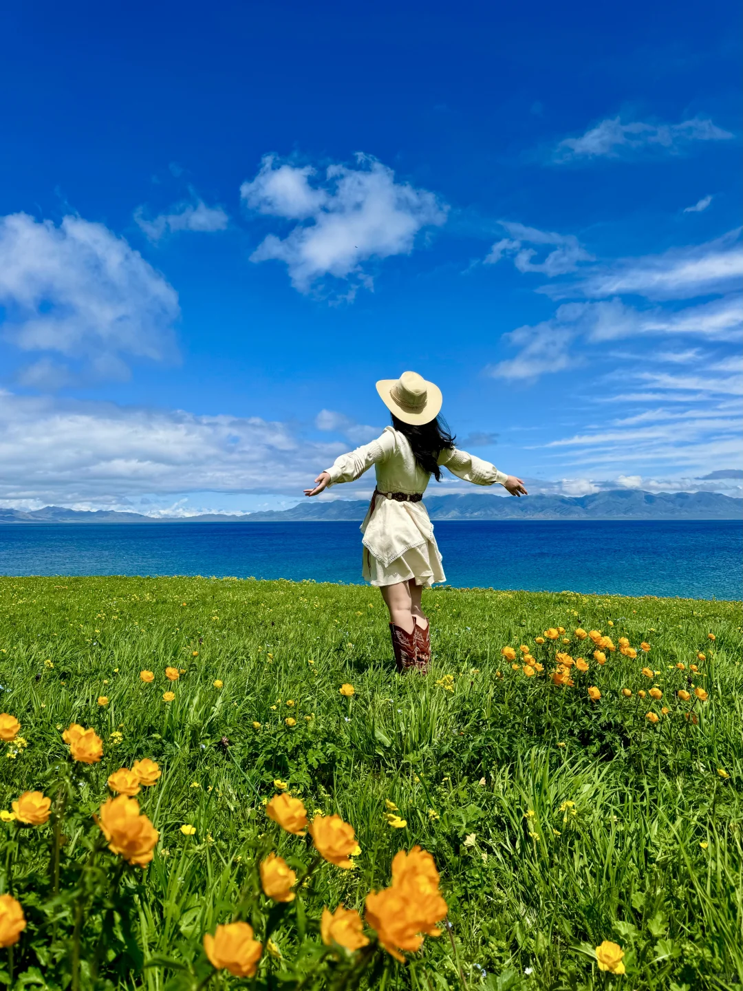 就现在！梦里的场景出现了！赛里木湖live