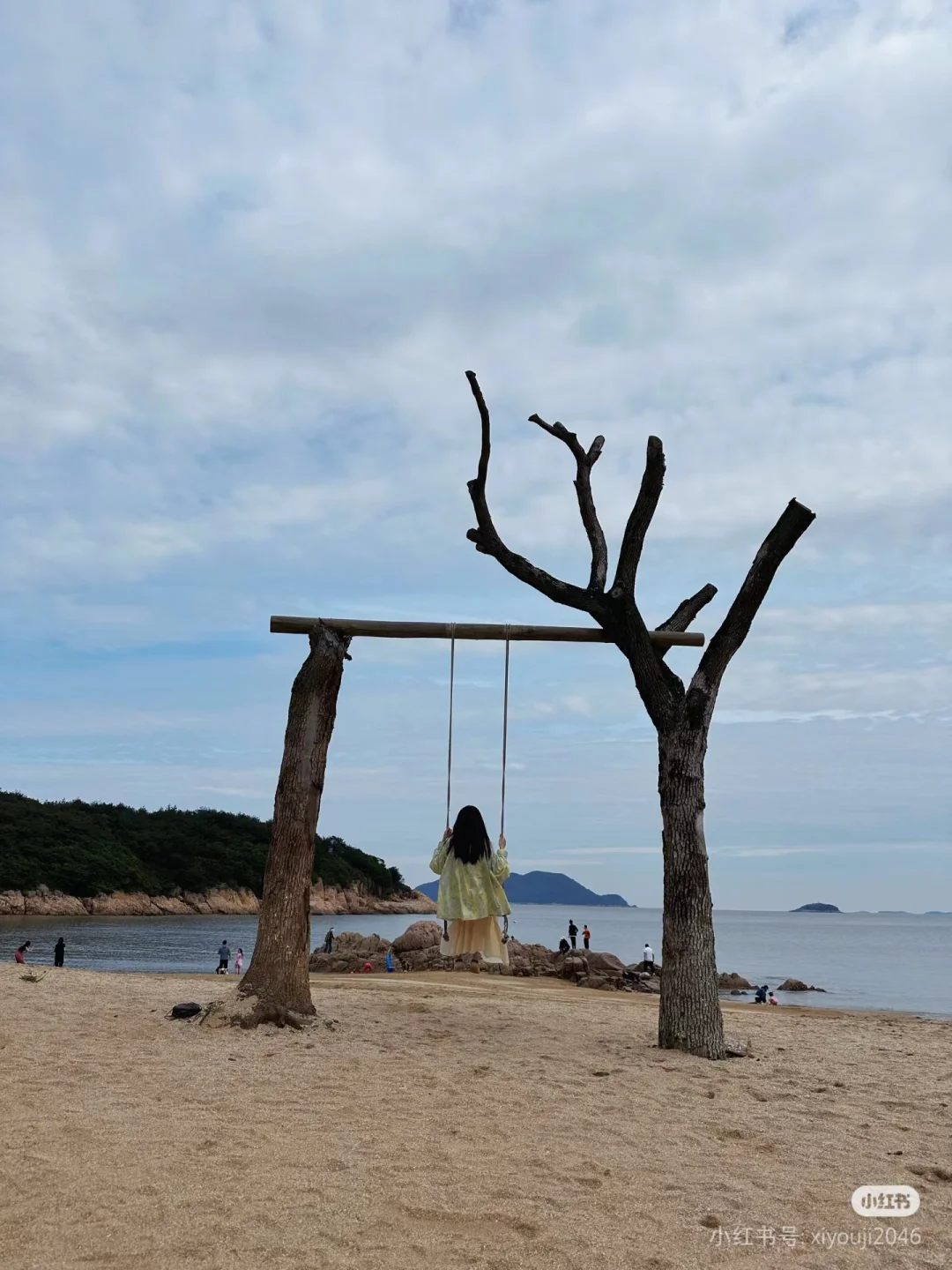 假期海边旅行，松兰山景区。