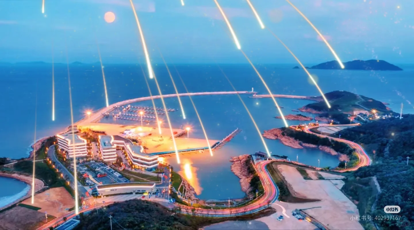 假期海边旅行，松兰山景区。