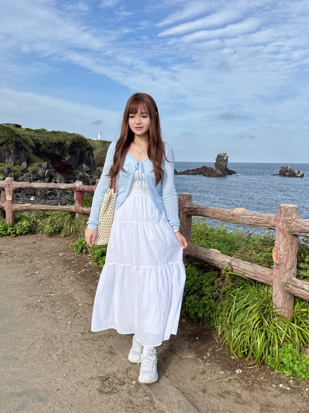 Jeju城山日出峰⛰️在济州岛拍到人生照片