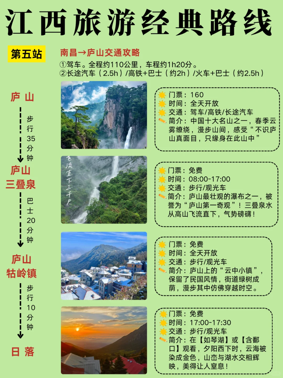 第—次来江西旅游的听劝✅超全旅游攻略♥