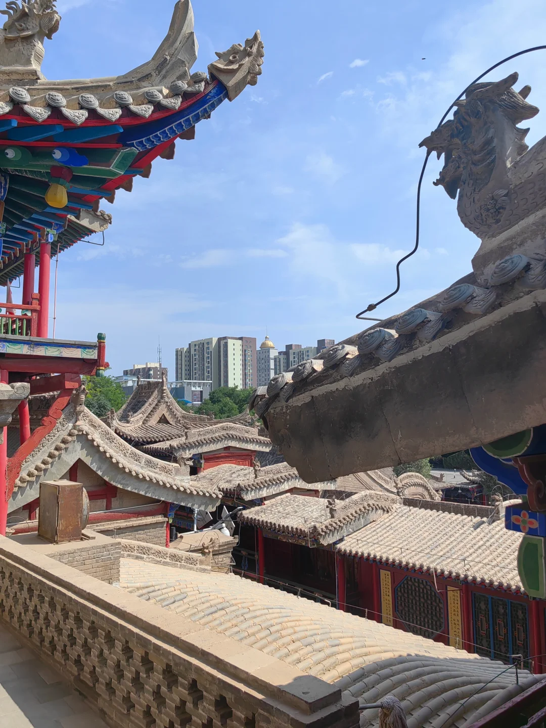 康康大家拍的古今共存的美景