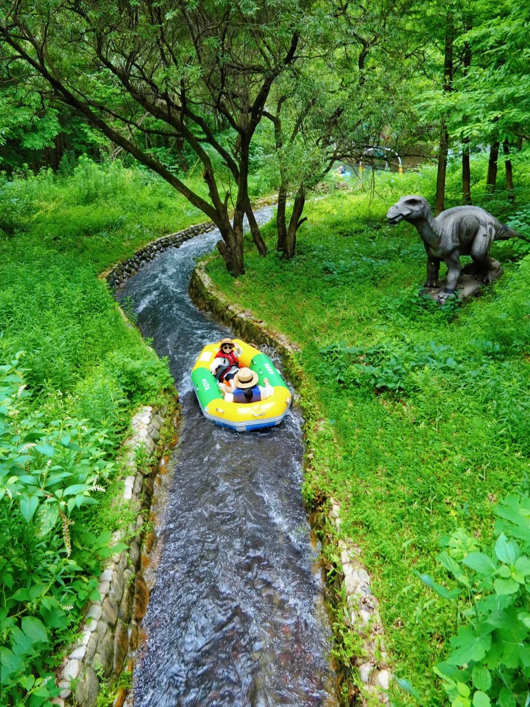 南京自驾1h，好玩不晒的梦幻丛林漂流‼️
