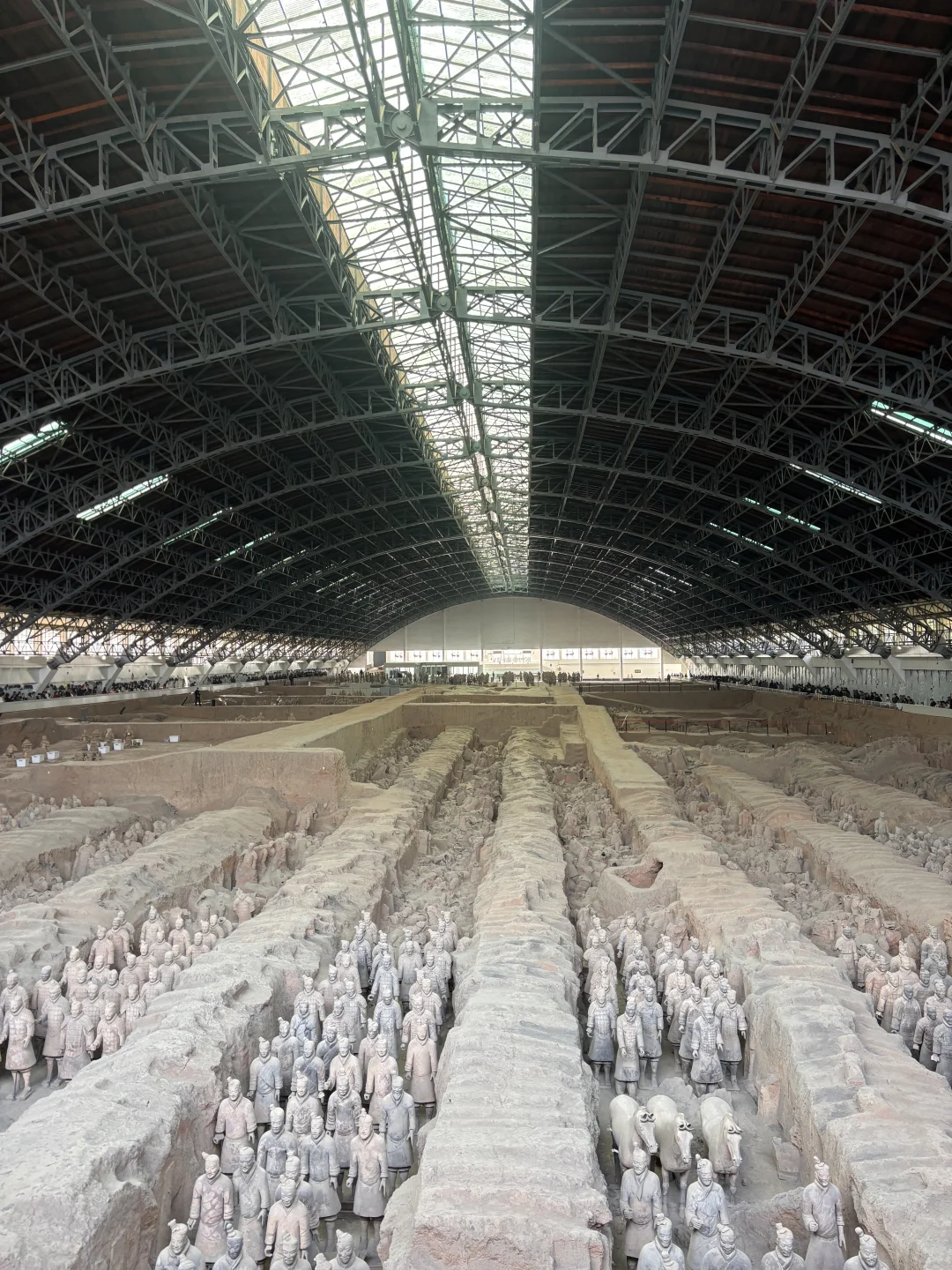 3月兵马俑已回。。。反向避开人潮攻略大成功！！