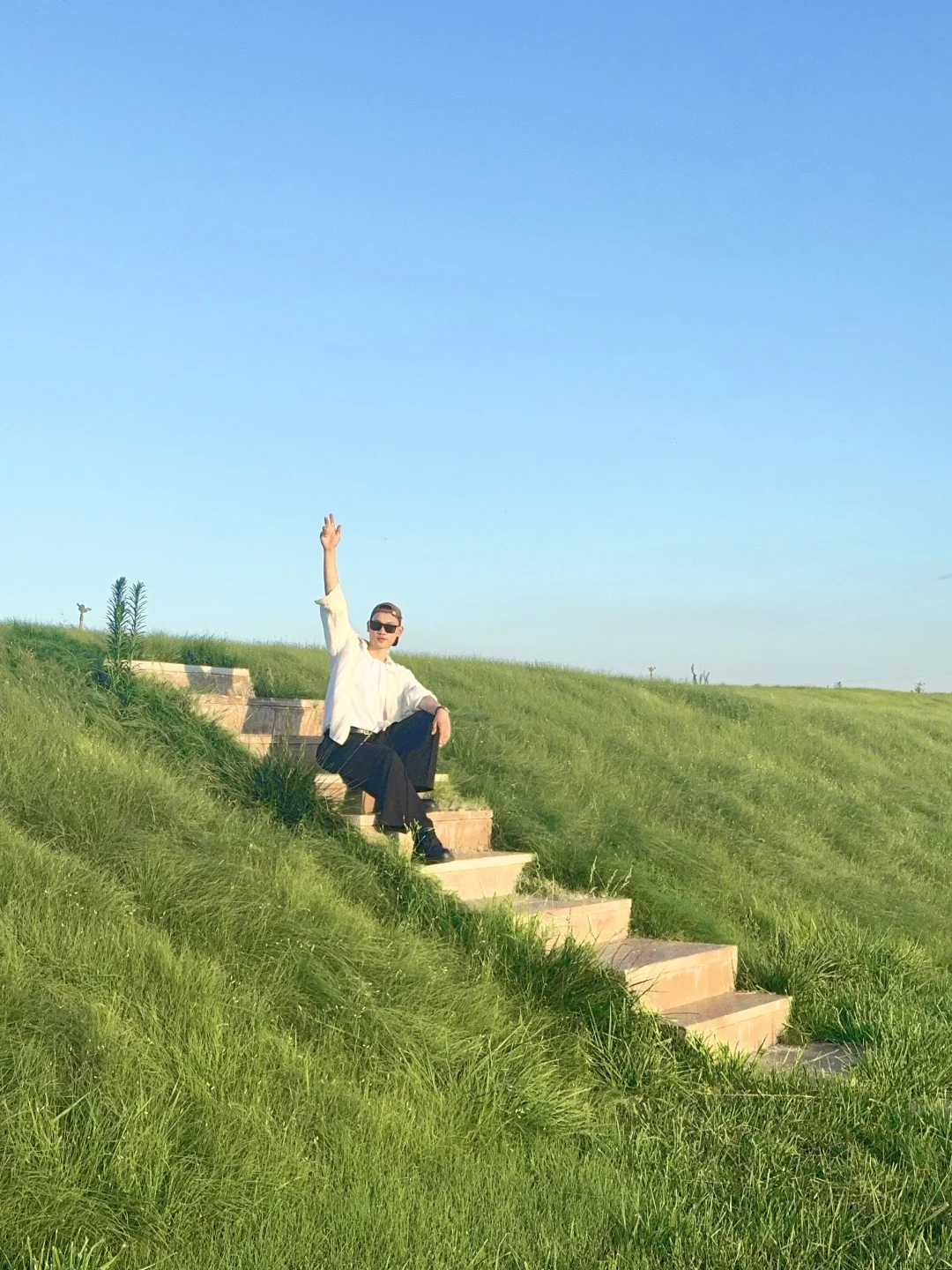 赵王城遗址公园|这片草坪太出片啦!敲治愈✅