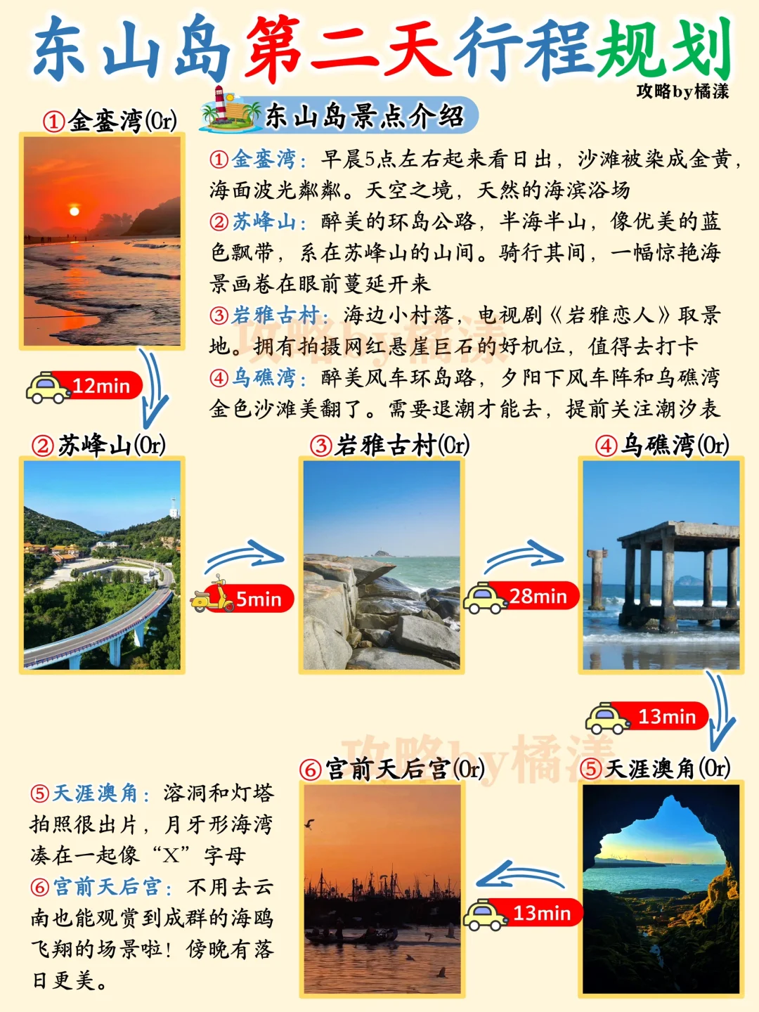 📍东山岛旅游攻略🔥景点路线交通住宿避雷