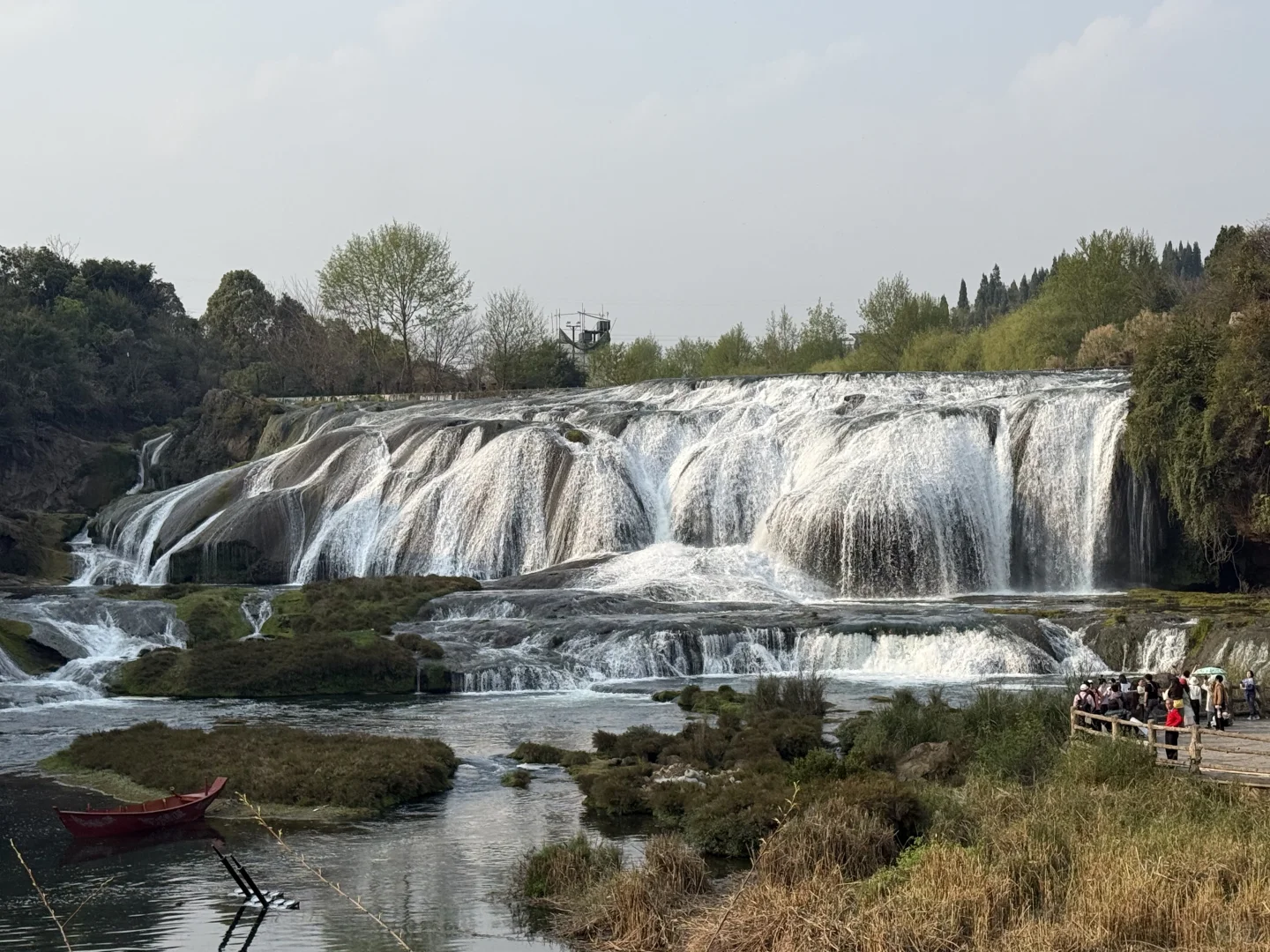 2025年3月24日的黄果树瀑布，游览时间5小时