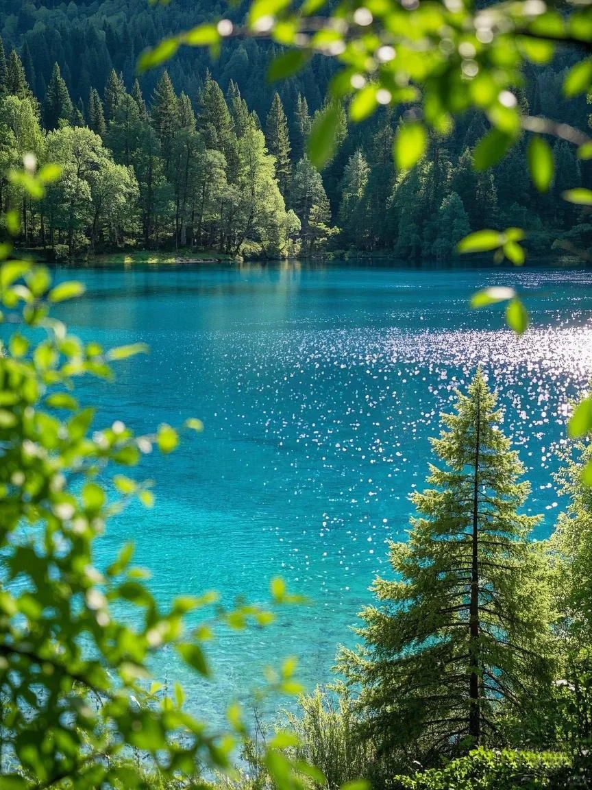 别再说九寨沟只有秋天美❗️春天才是宝藏