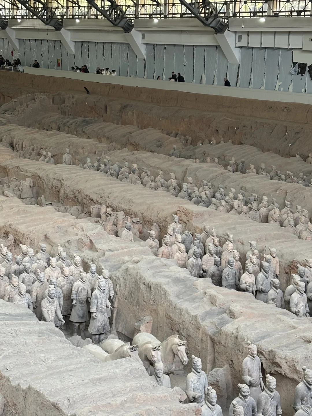 3月兵马俑已回。。。反向避开人潮攻略大成功！！