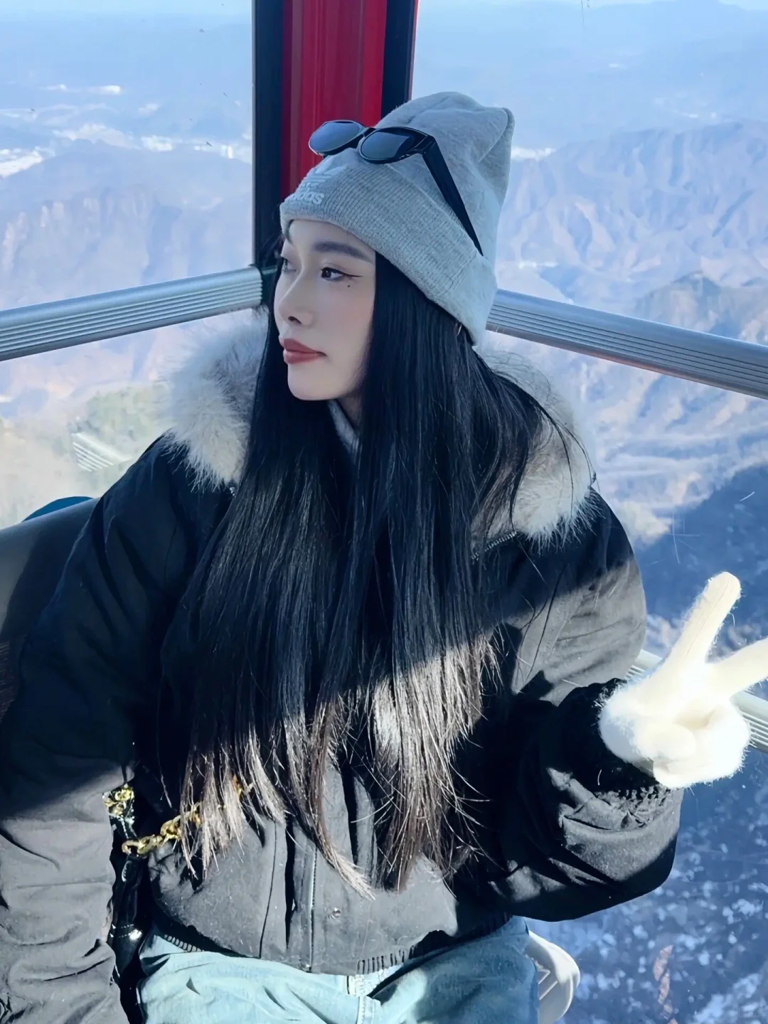 3.21号老君山实况,爬上来直接都无奈了……