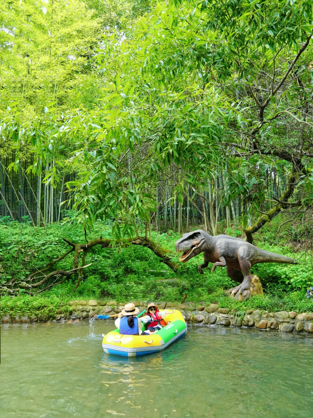 南京自驾1h，好玩不晒的梦幻丛林漂流‼️