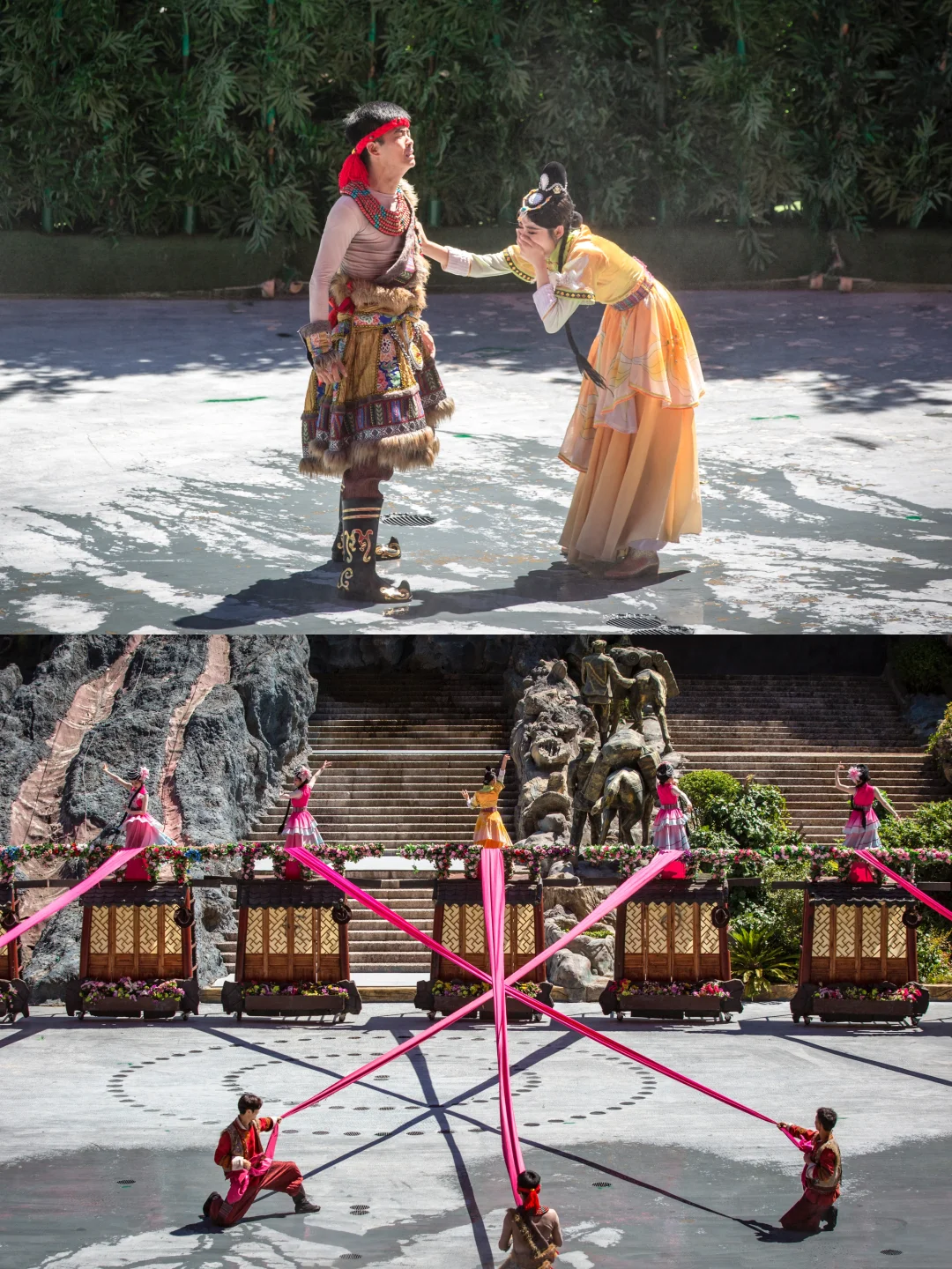 丽江千古情“穿越狂欢节”，菌菇精灵带你嗨