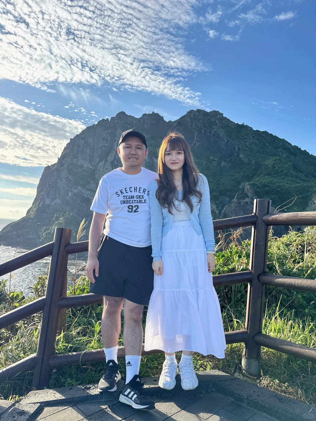 Jeju城山日出峰⛰️在济州岛拍到人生照片