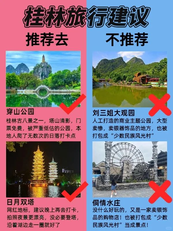第一次来桂林旅游必看！超全攻略码住！✨