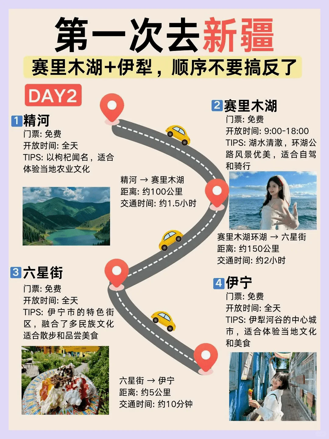 赛里木湖+伊犁杏花7天6晚详细攻略