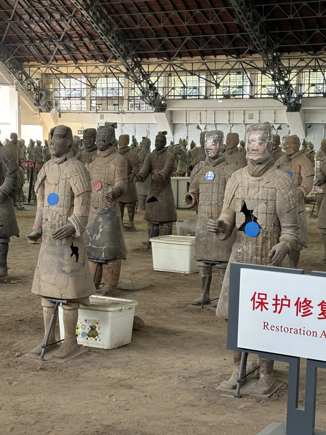 3月兵马俑已回。。。反向避开人潮攻略大成功！！