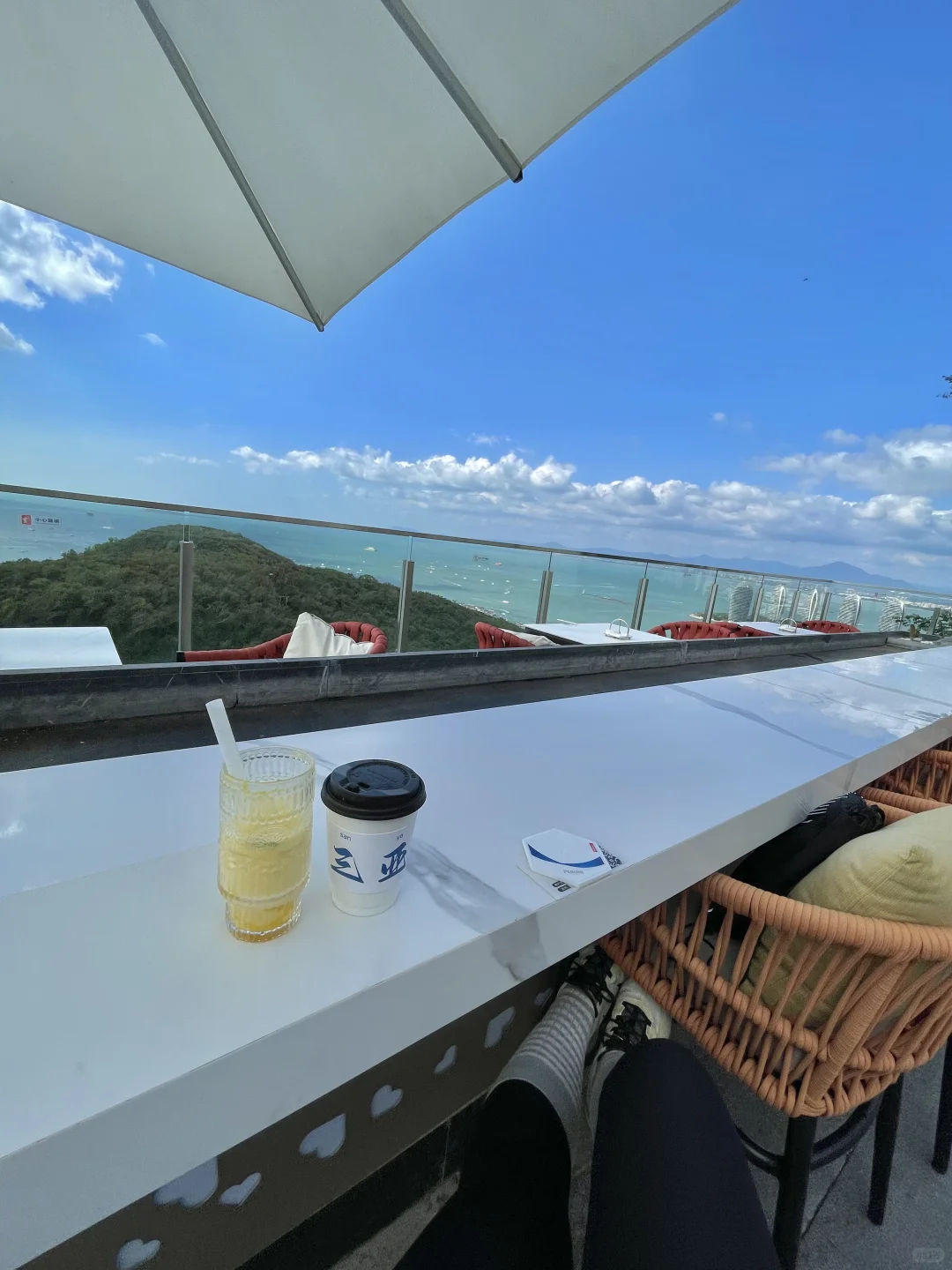 在三亚鹿回头，换一个角度看大海～