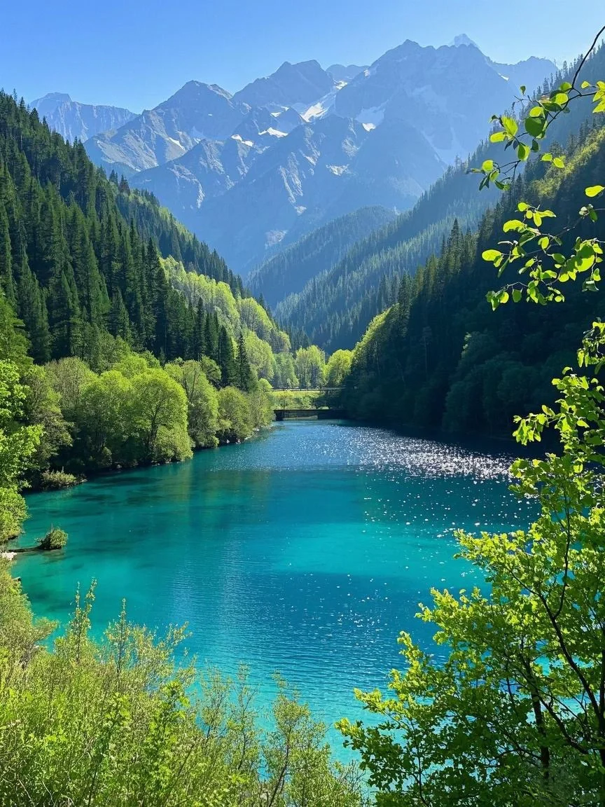 别再说九寨沟只有秋天美❗️春天才是宝藏