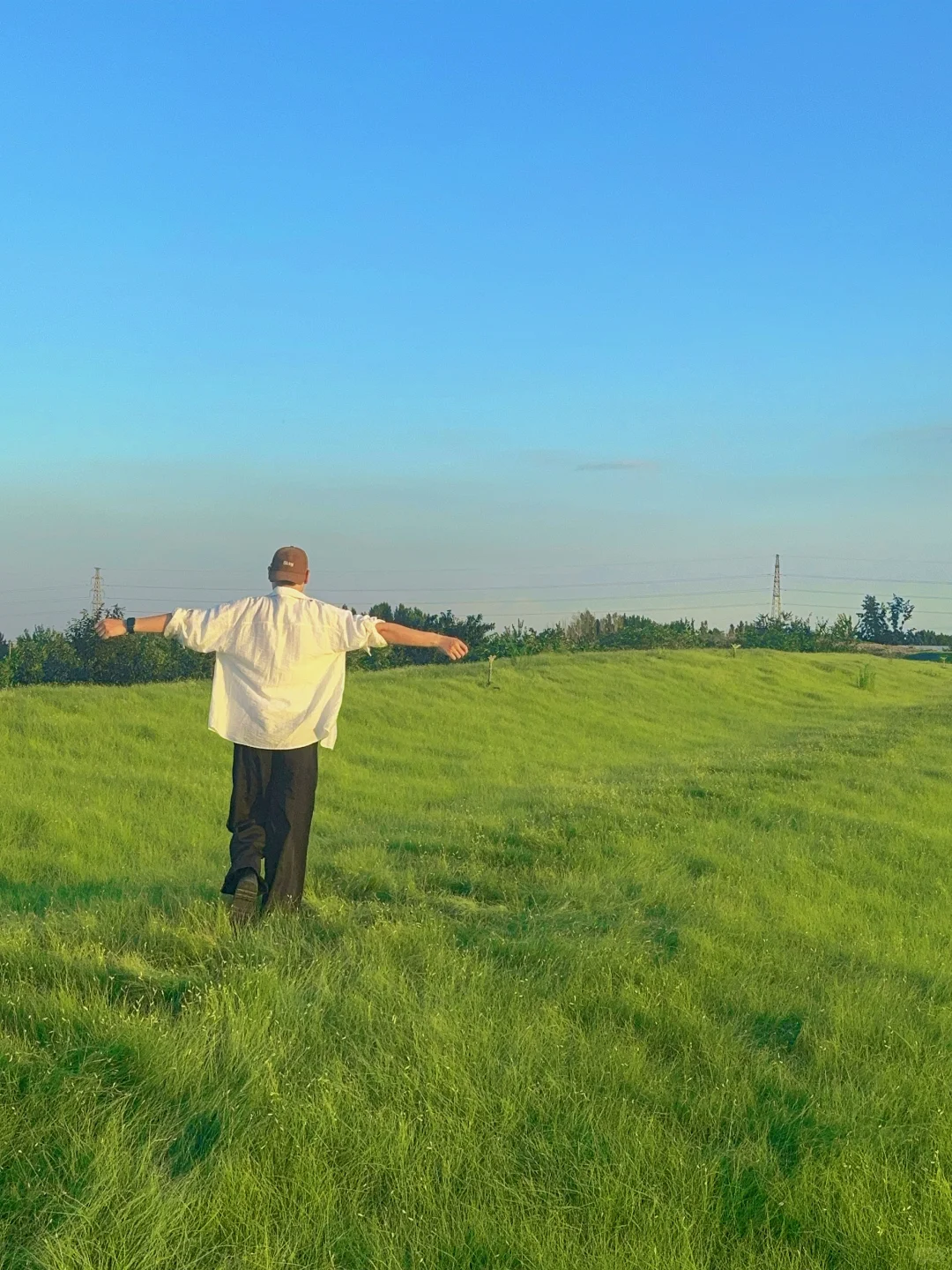 赵王城遗址公园|这片草坪太出片啦!敲治愈✅