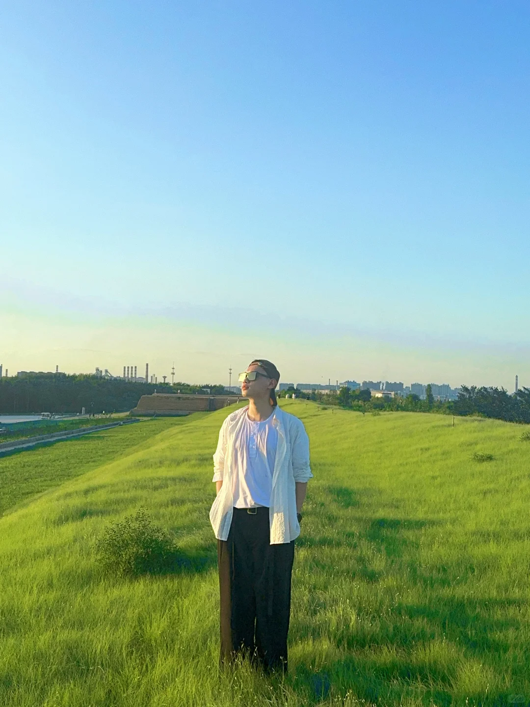 赵王城遗址公园|这片草坪太出片啦!敲治愈✅