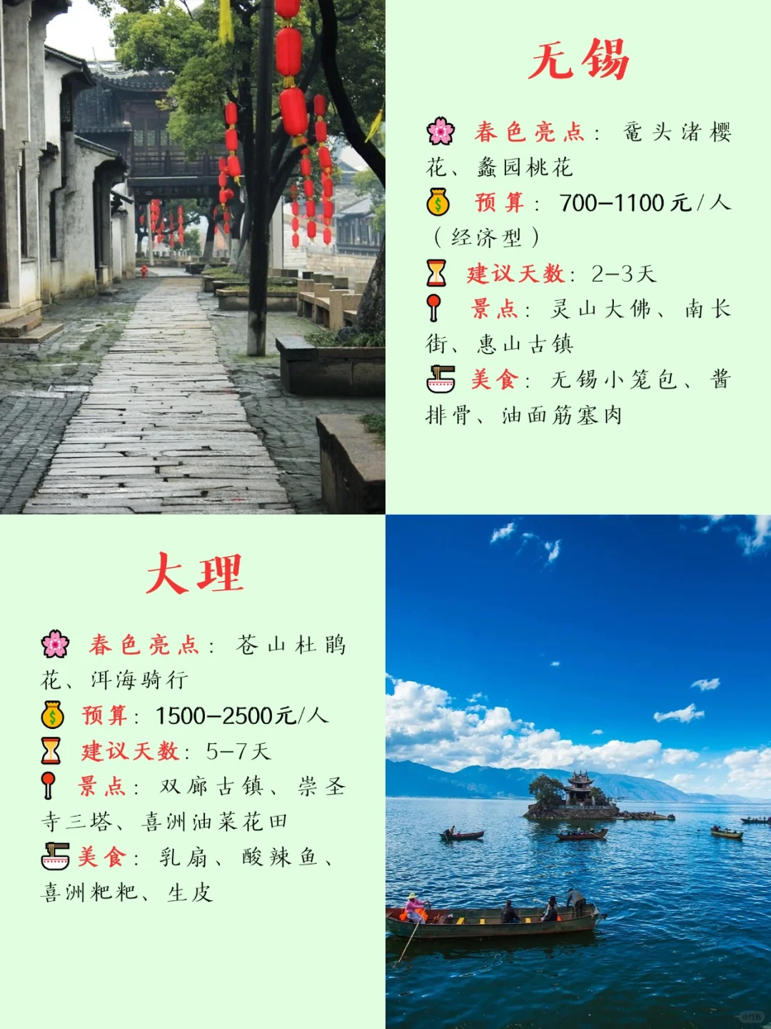 我总结了16个春天💐必去的城市（含预算）