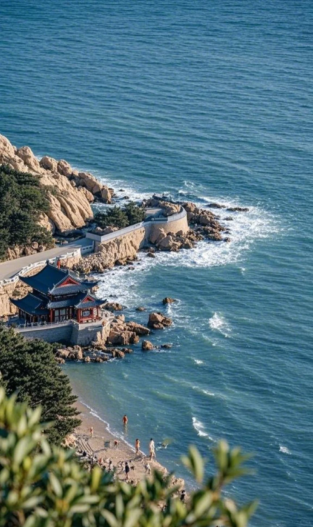 威海的天是蓝的，风是甜的