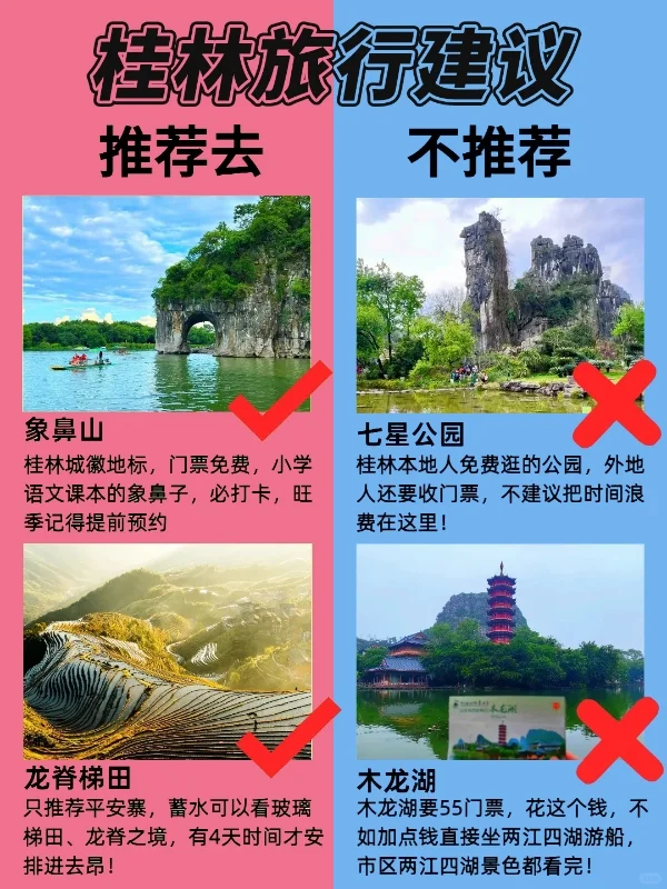 第一次来桂林旅游必看！超全攻略码住！✨