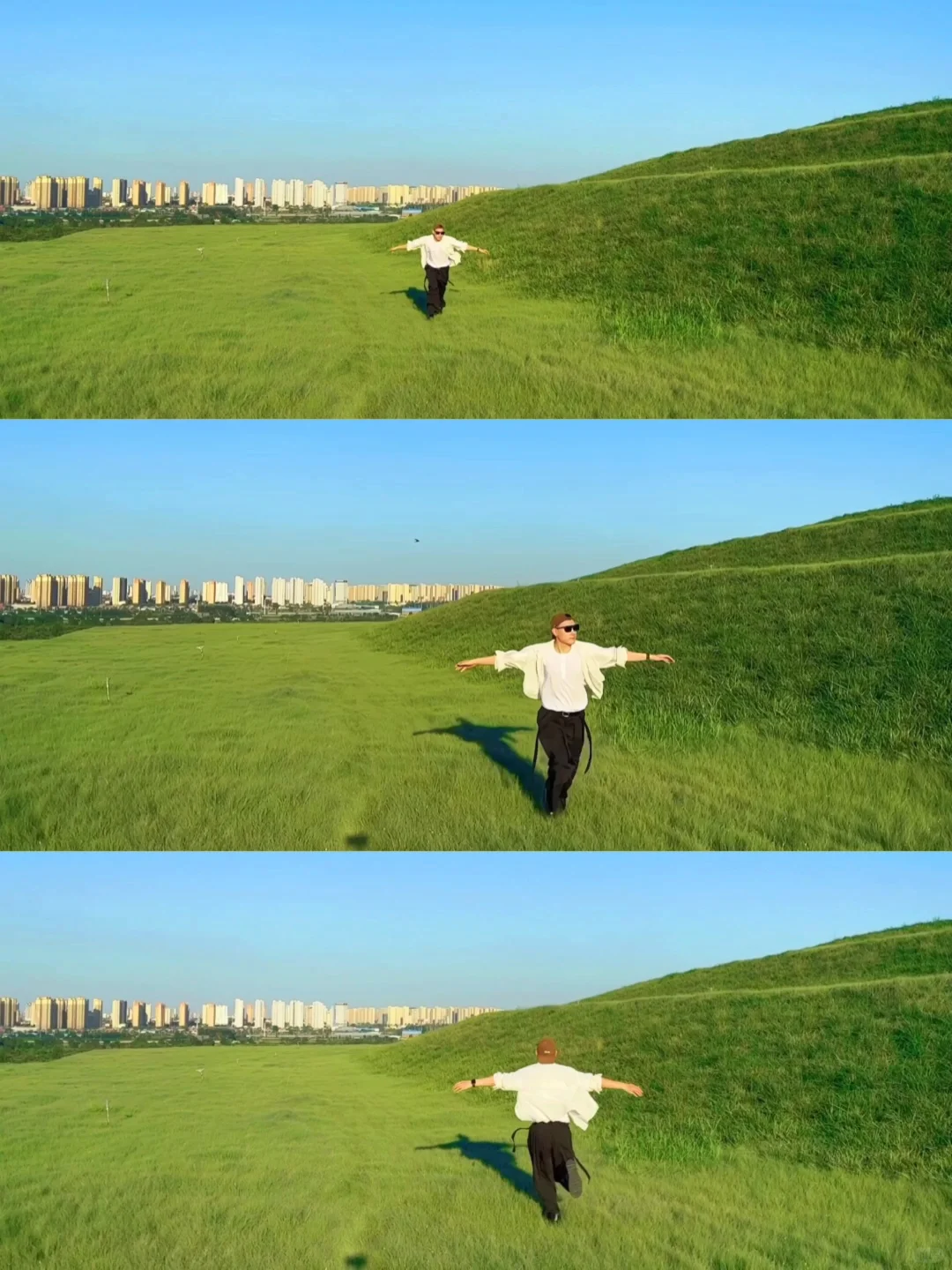 赵王城遗址公园|这片草坪太出片啦!敲治愈✅