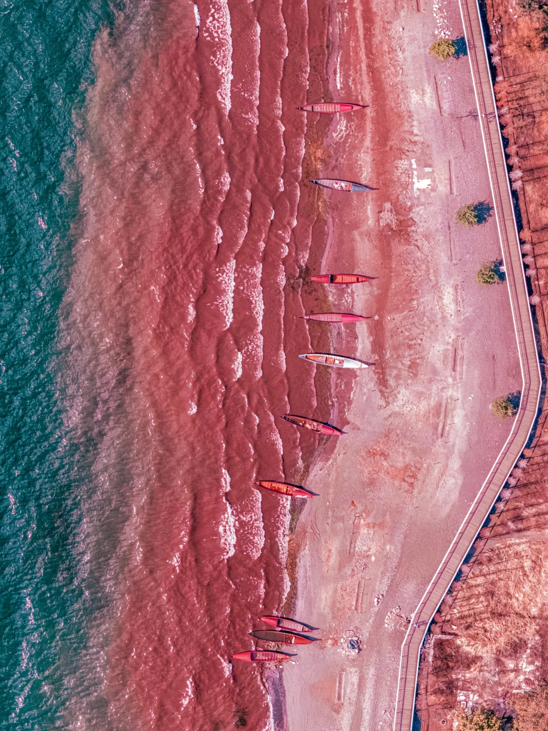 五一反向旅游!我找到了国内唯一的粉红沙滩