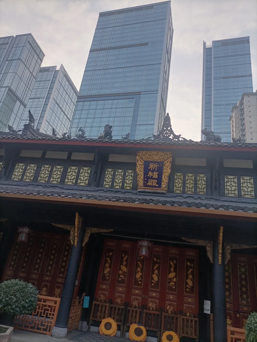 康康大家拍的古今共存的美景