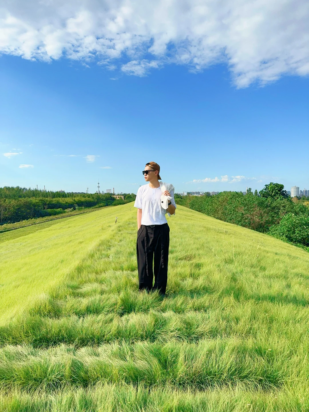 赵王城遗址公园|这片草坪太出片啦!敲治愈✅