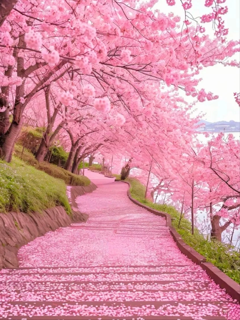 邯郸到武汉赏樱花去啦，樱花树下站谁都美，