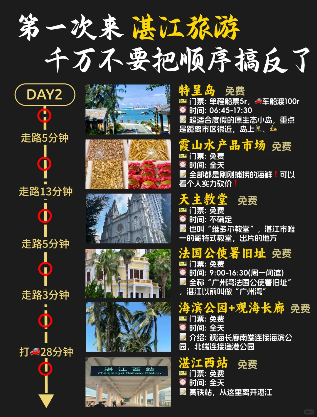 听劝，湛江会惩罚每一个不做攻略的人❗