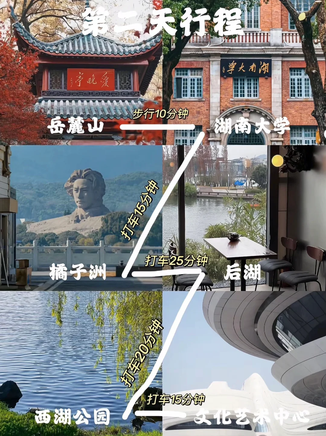 长沙土著整理的三天两晚旅游攻略