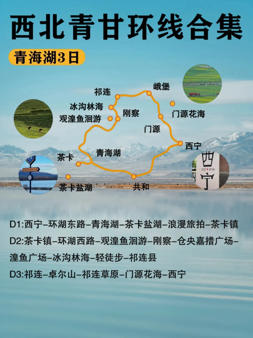 本地人总结的青甘环线合集丨3-9🈷️出行