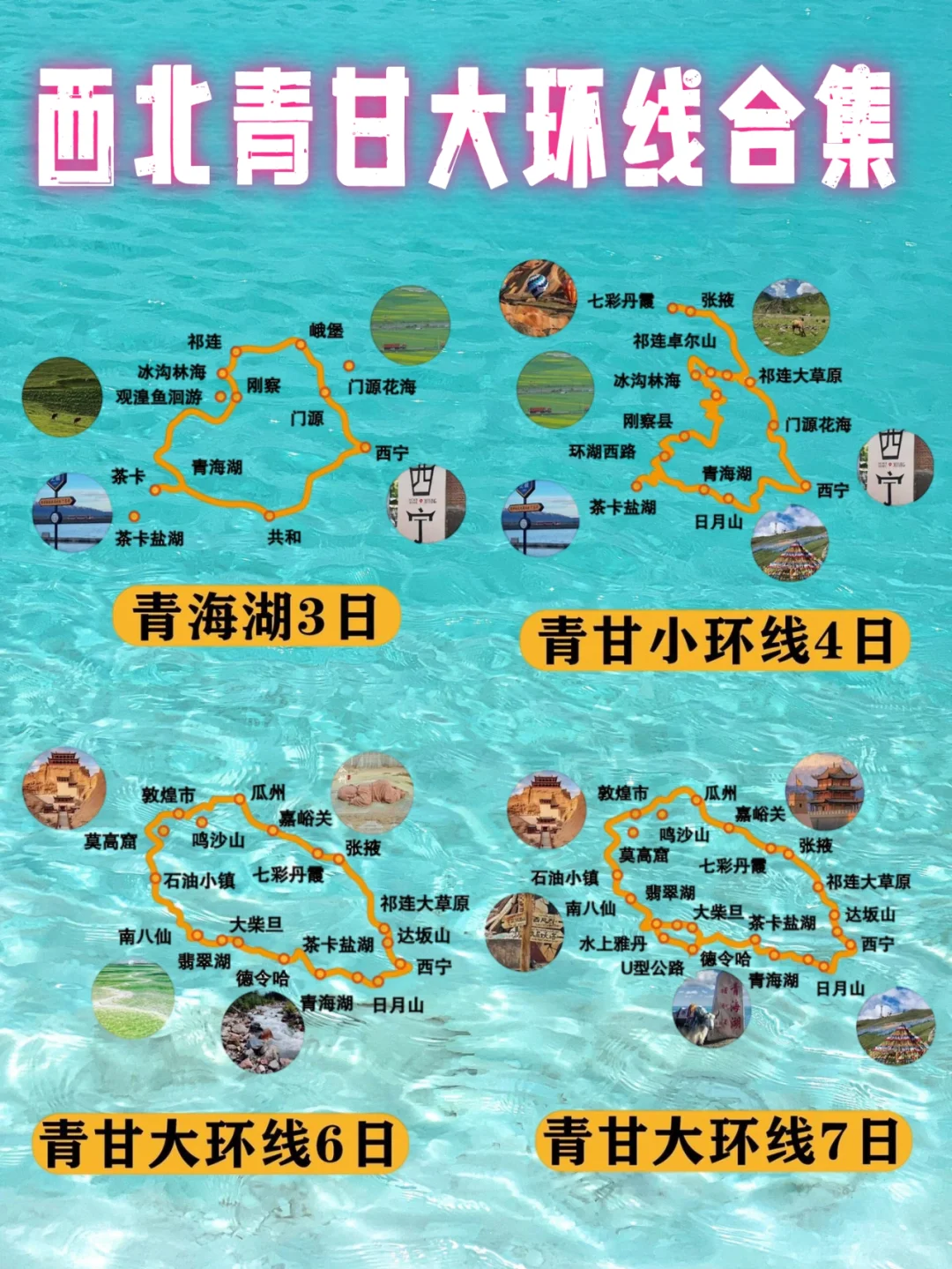 本地人总结的青甘环线合集丨3-9🈷️出行