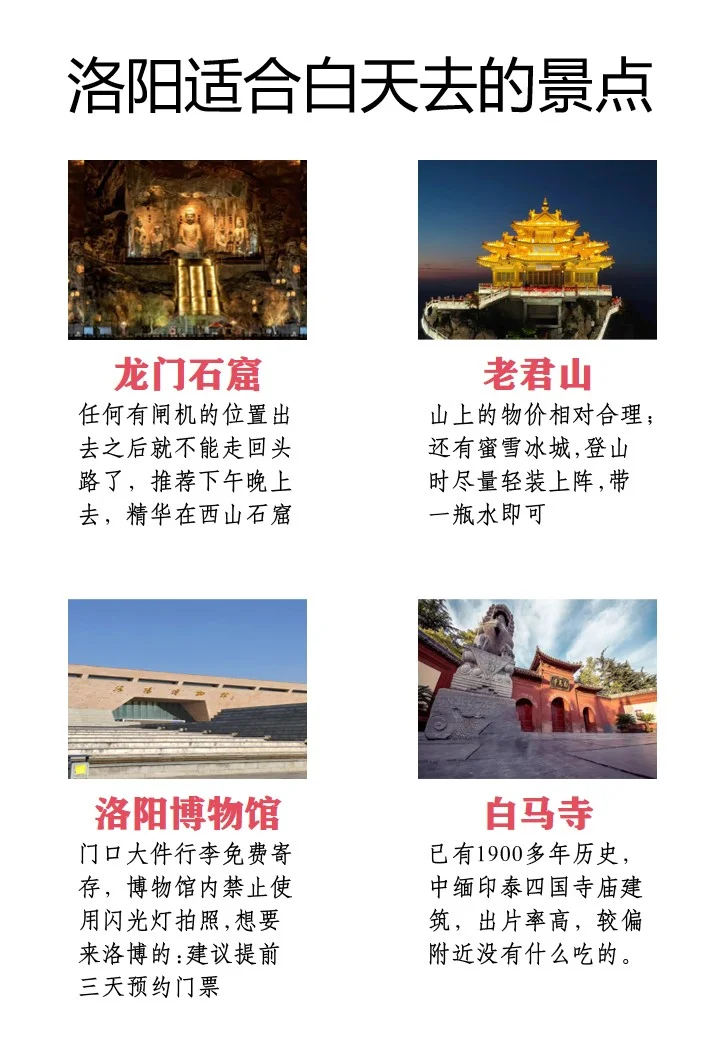 洛阳旅游 | 超全避雷 + 景点攻略✨