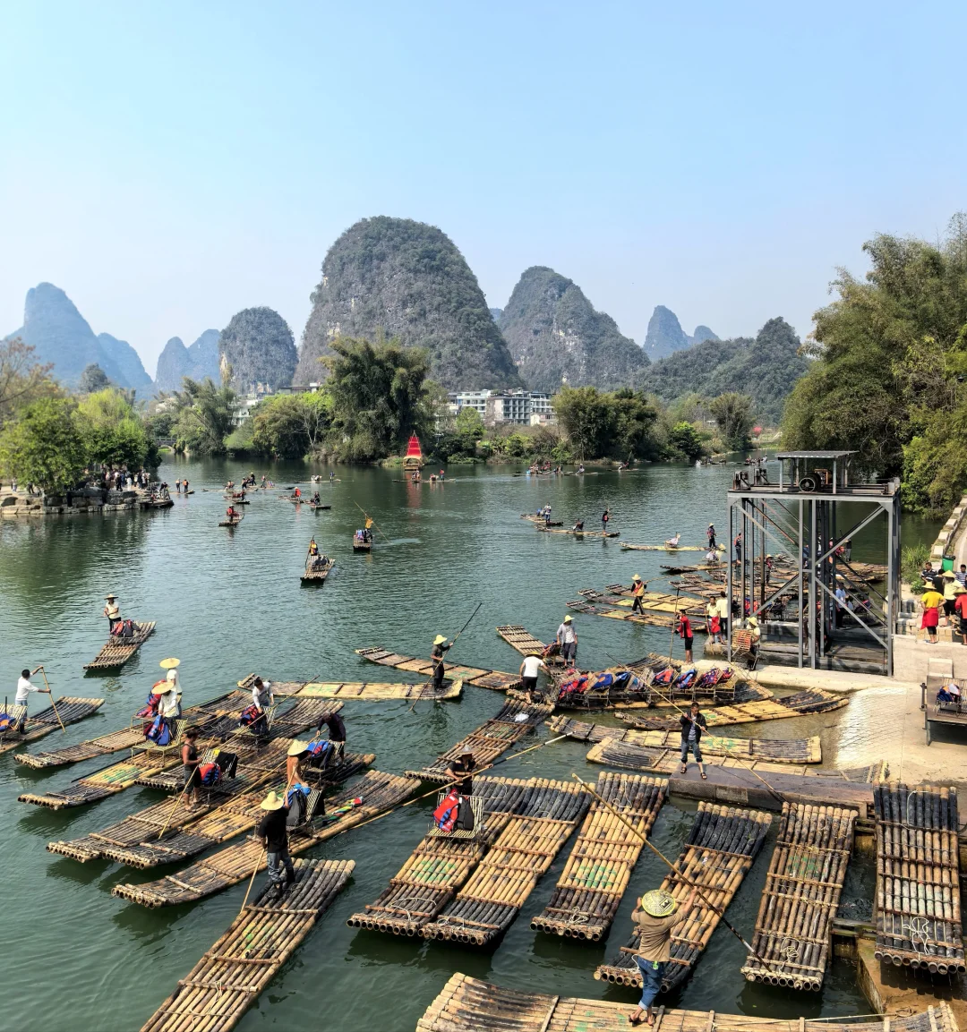 #桂林#阳朔#桂林阳朔竹筏怎么坐#桂林两日游