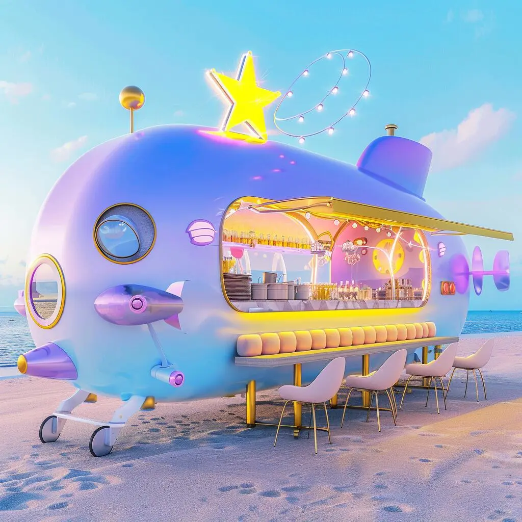 ✨家人们谁懂啊！超梦幻的网红餐车来啦～